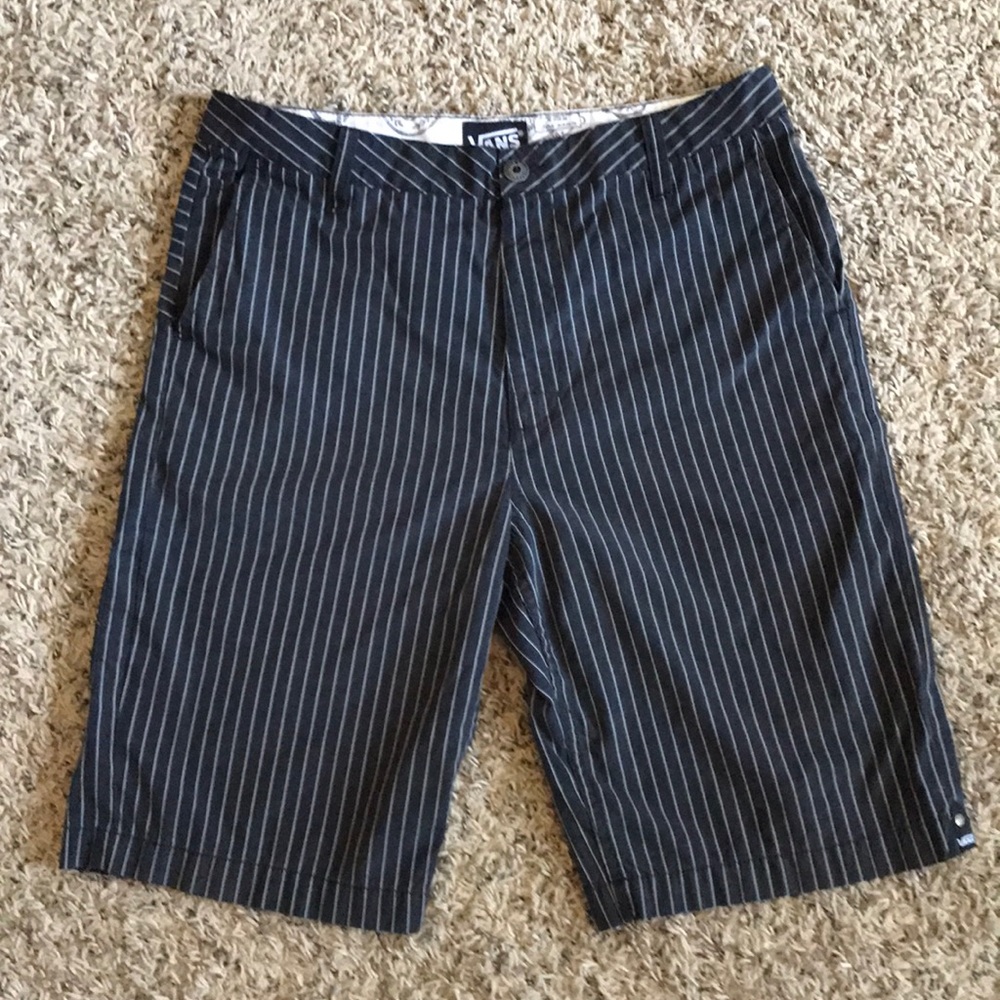 Vans pinstripe shorts